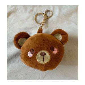 Brown Bear Plush Keychain